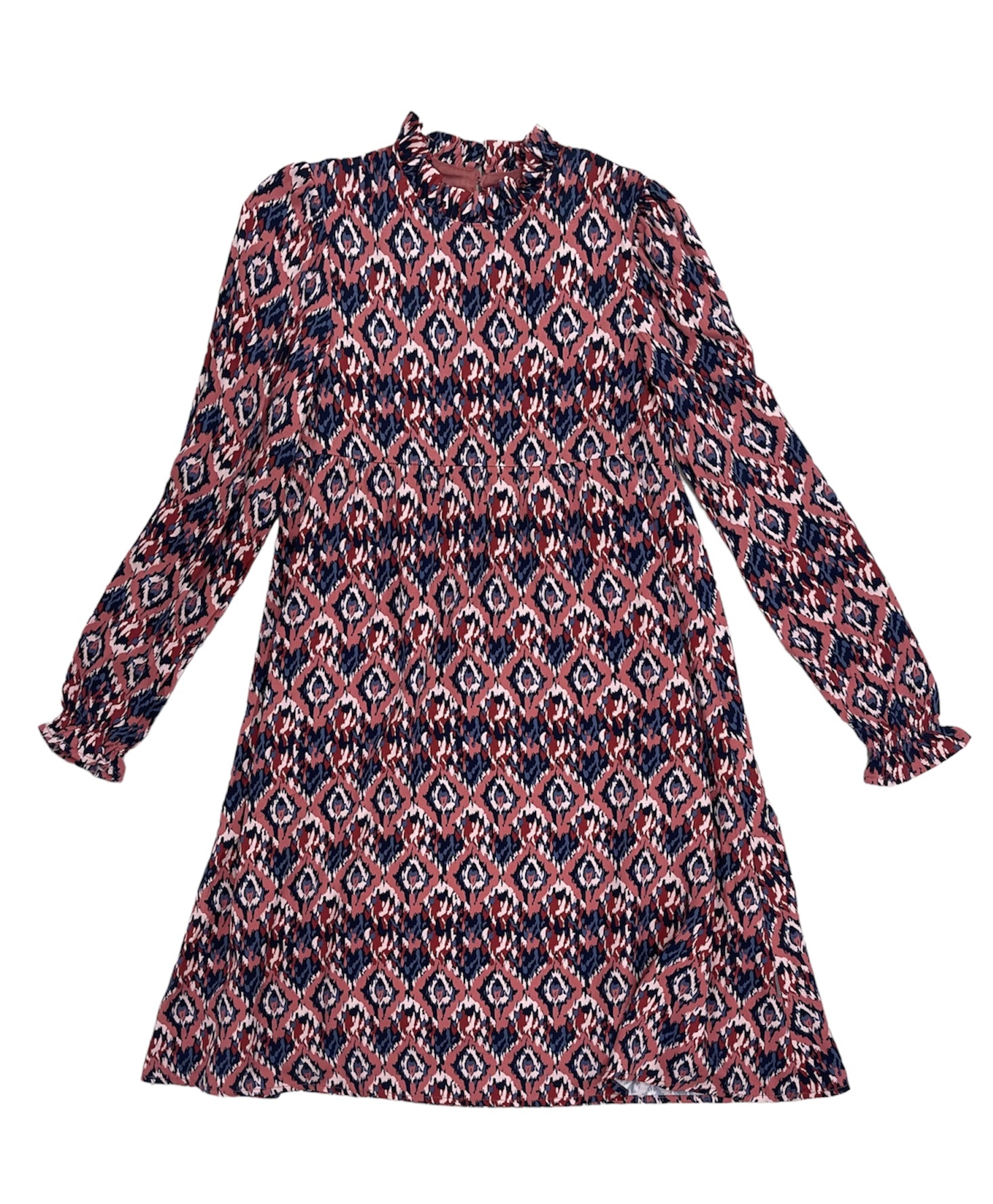 Creamie Dusty Cedar Multi Stripe Dress