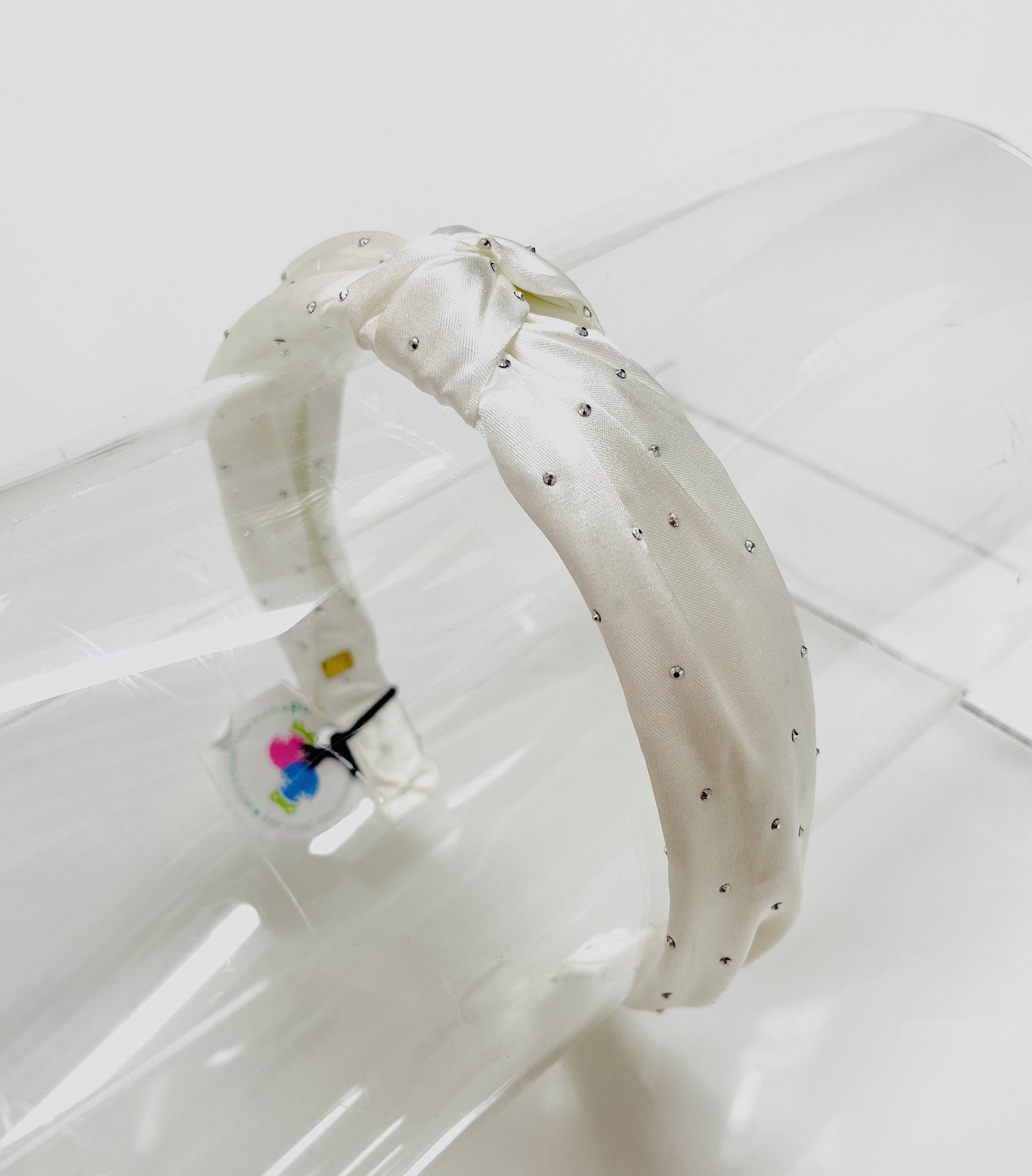 Bari Lynn Satin Knot Headband