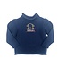 Navy Jersey Rollneck Sweater