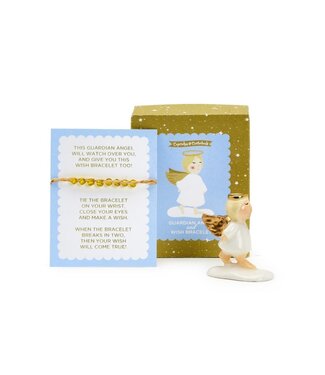 cupcakes & cartwheels Guardian Angel Charm & Wish Bracelet