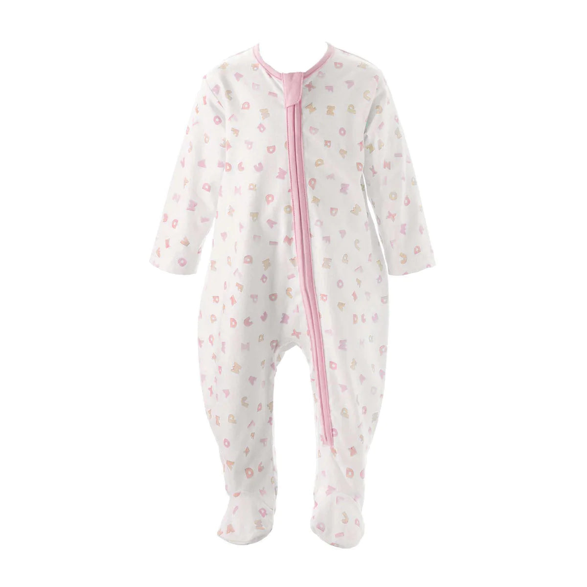 Rachel Riley Pink Letter Babygro
