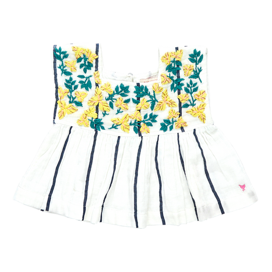 Pink Chicken Blue/White Stripe Kamari Top