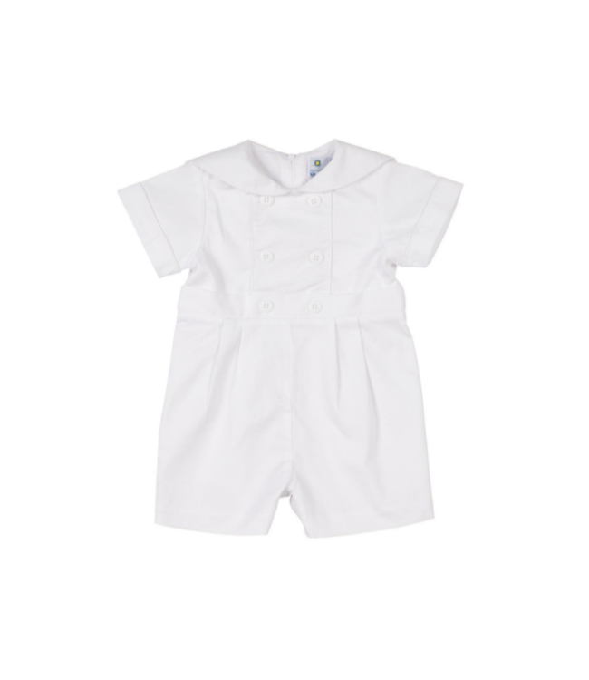 Florence Eiseman White Finewale Pique Shortall