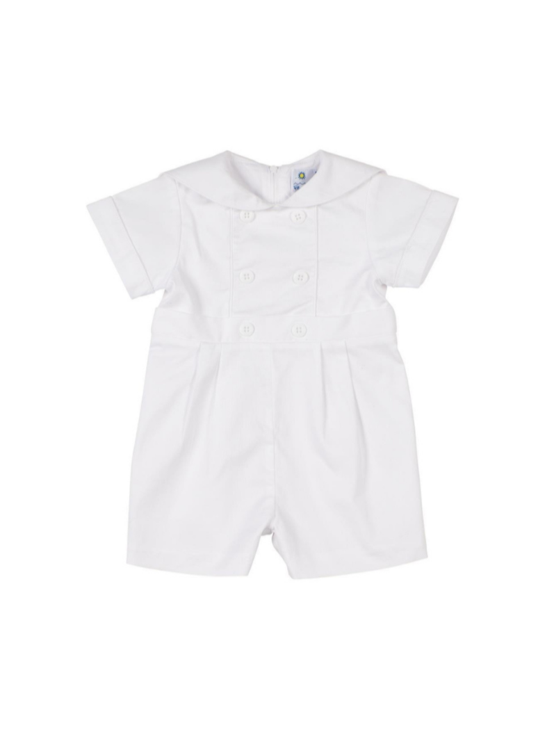 Florence Eiseman White Finewale Pique Shortall
