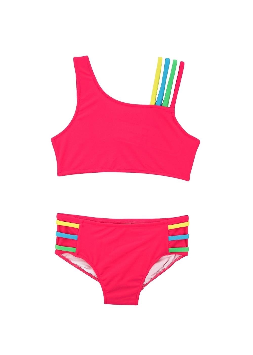 Florence Eiseman Coral Strappy Flutter Bikini