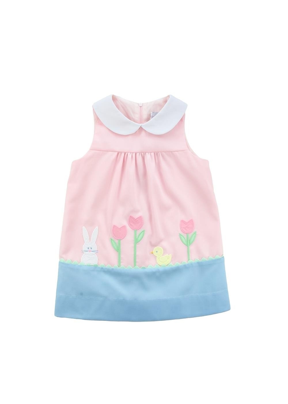 Florence Eiseman Tulip Bunny & Duck Pique Dress