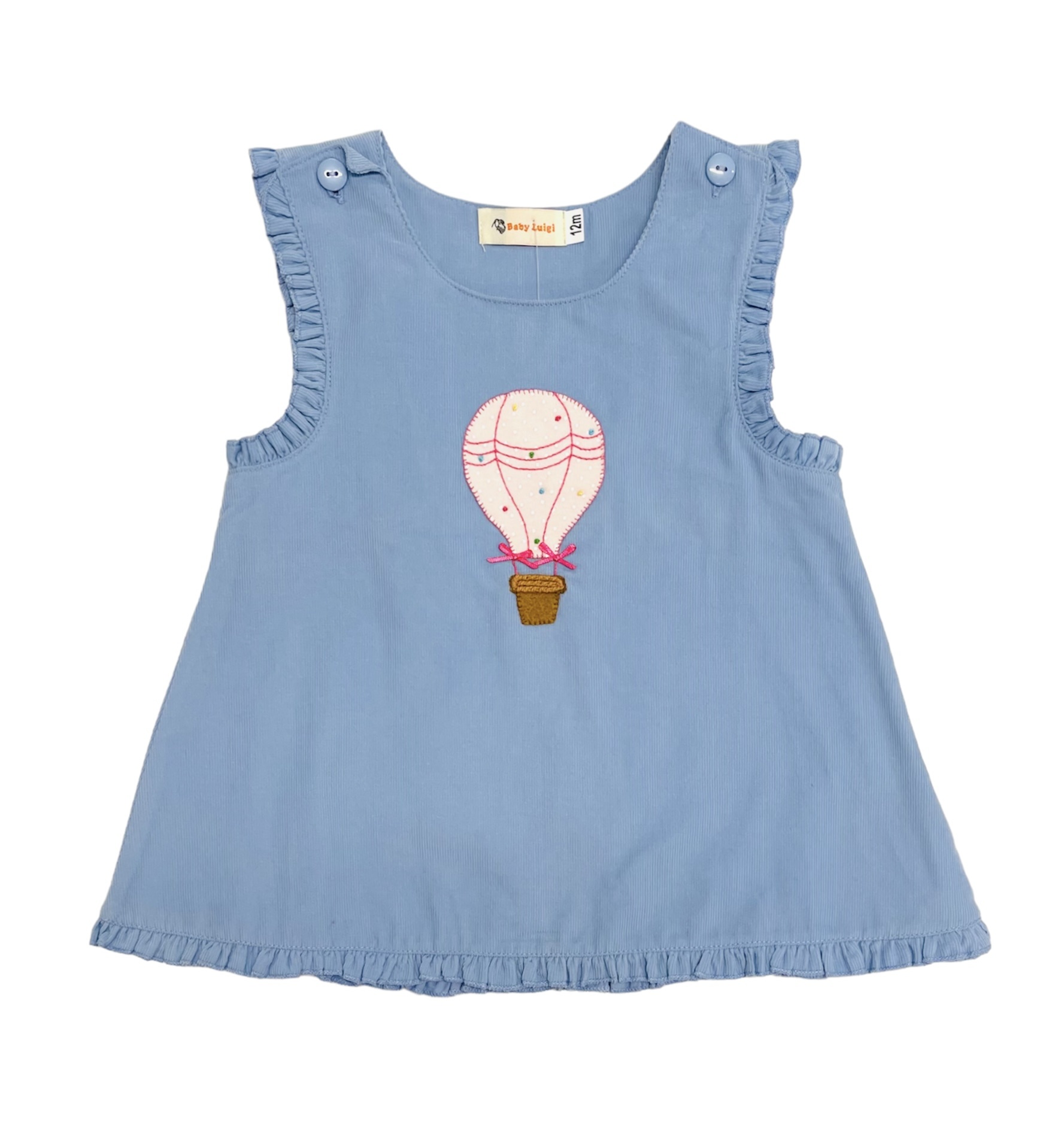 Luigi Hot Air Balloon Ruffle Jumper