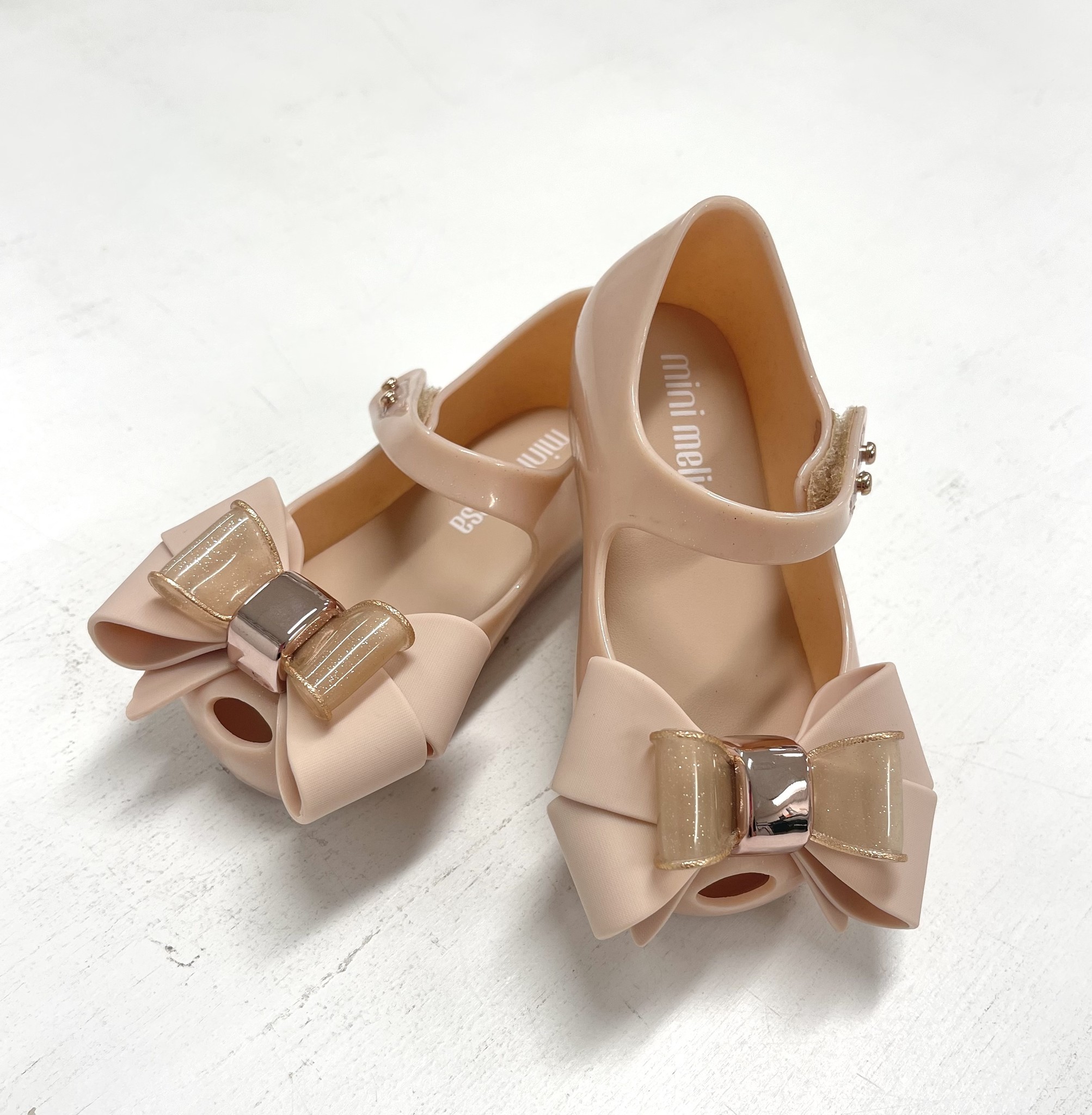 Mini Melissa Pink Glitter/Beige Mini Ultragirl Sweet IX Baby
