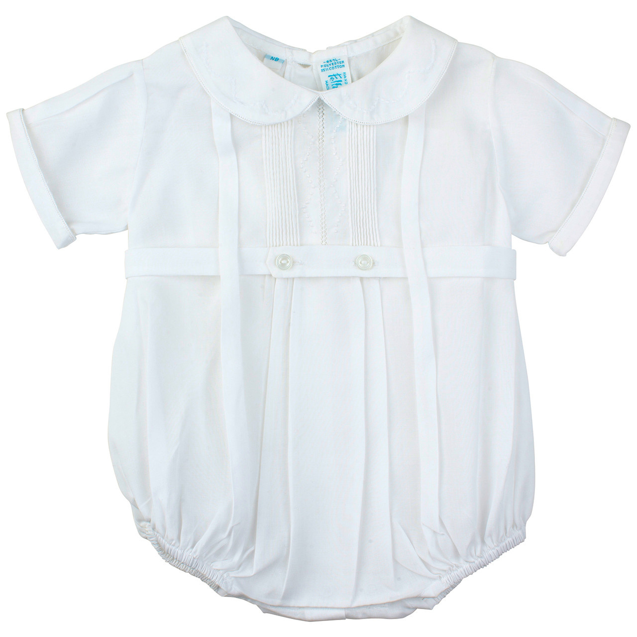 Feltman Brothers White Button Belt Creeper Feltman Brothers White Button Belt Creeper