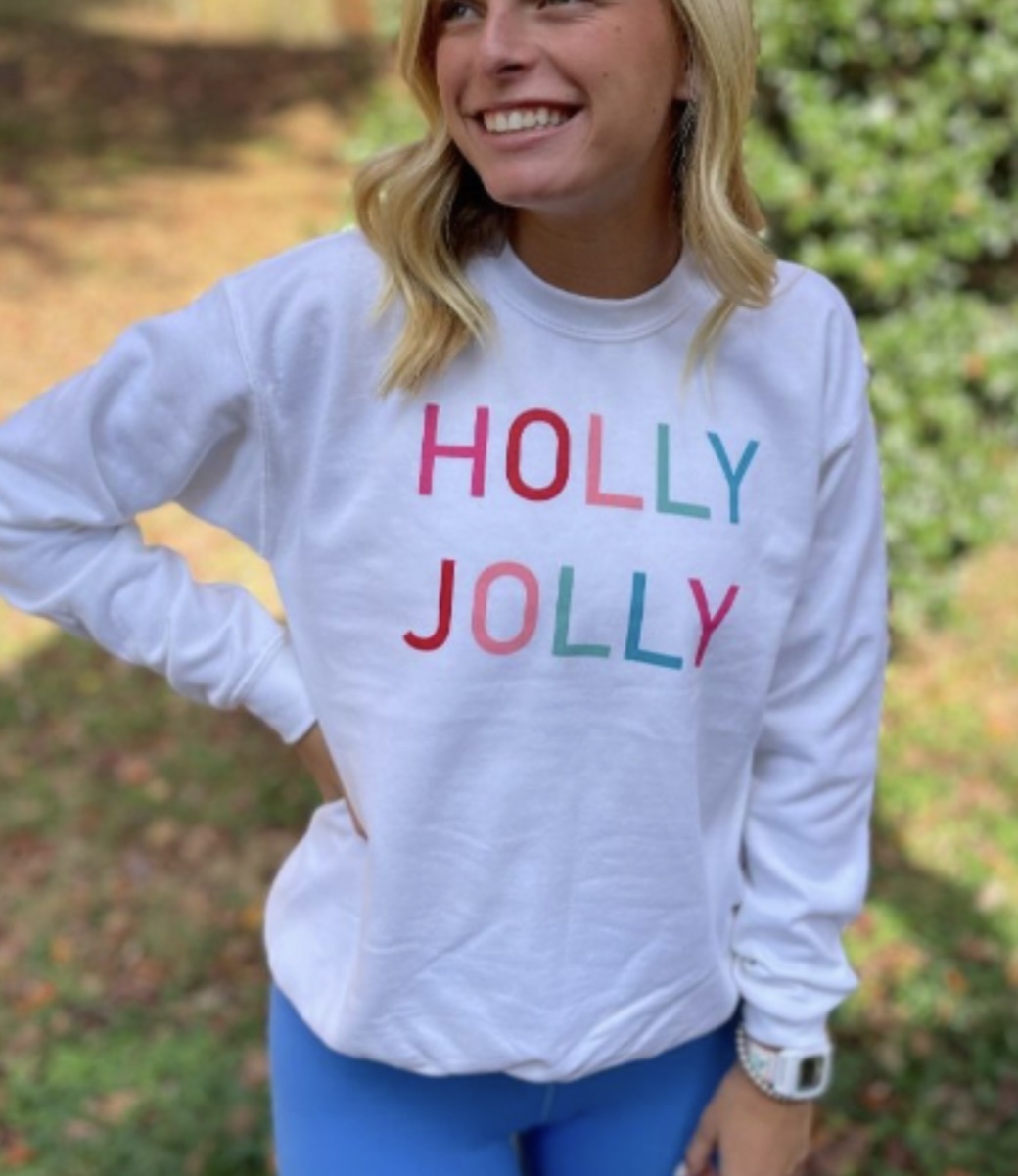 Little Hoot Holly Jolly Sweatshirt Little Hoot Holly Jolly Sweatshirt