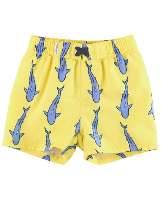 Ruffle Butts Jawsome Swim Trunks