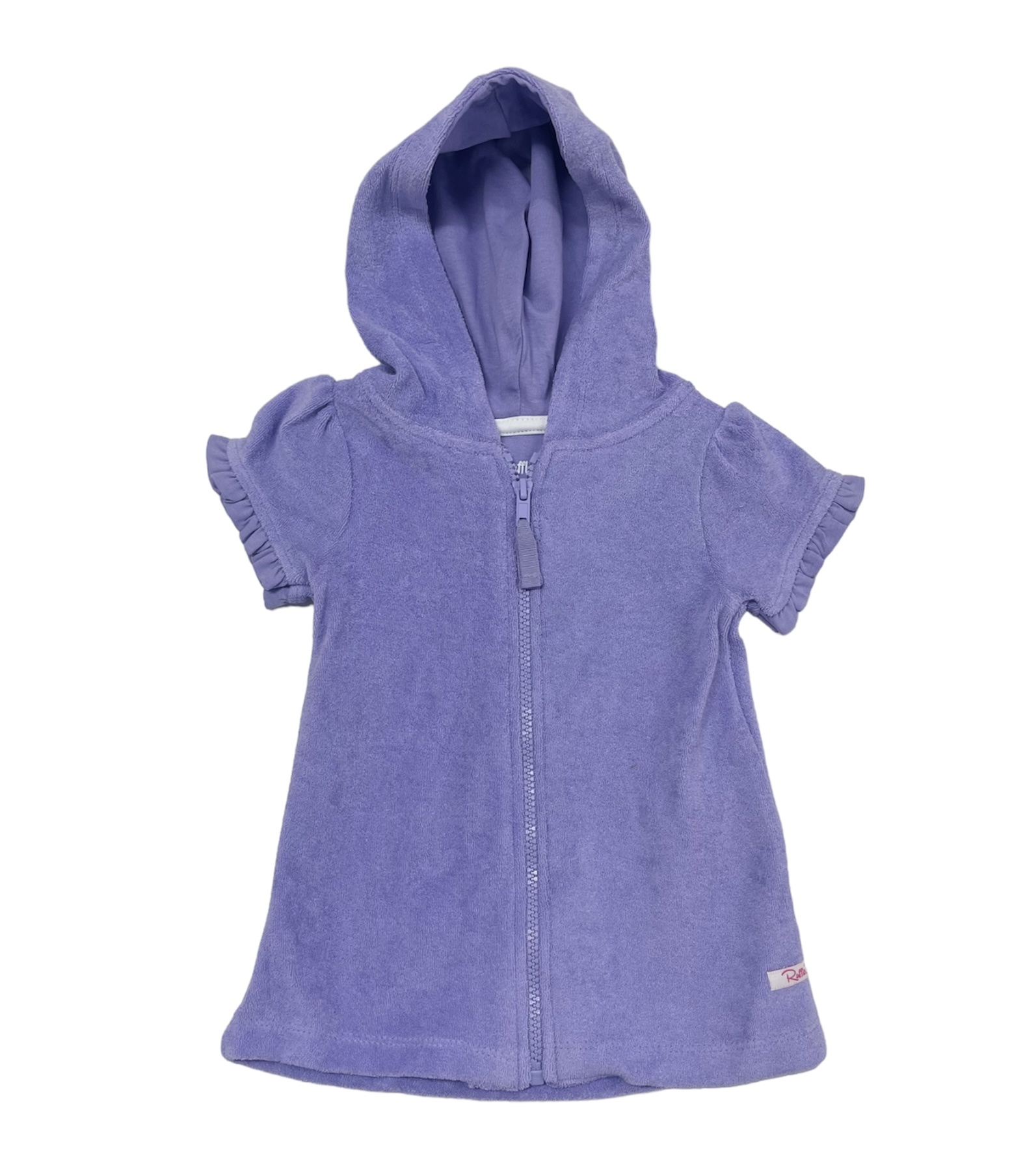 Ruffle Butts Lavender Terry Zip Coverup