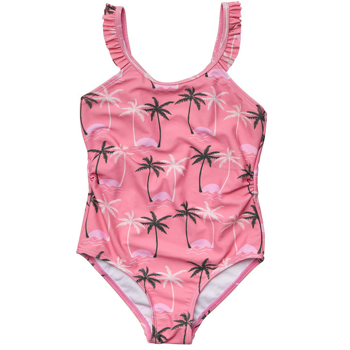 Snapper Rock Palm Paradise Frill Strap Swimsuit