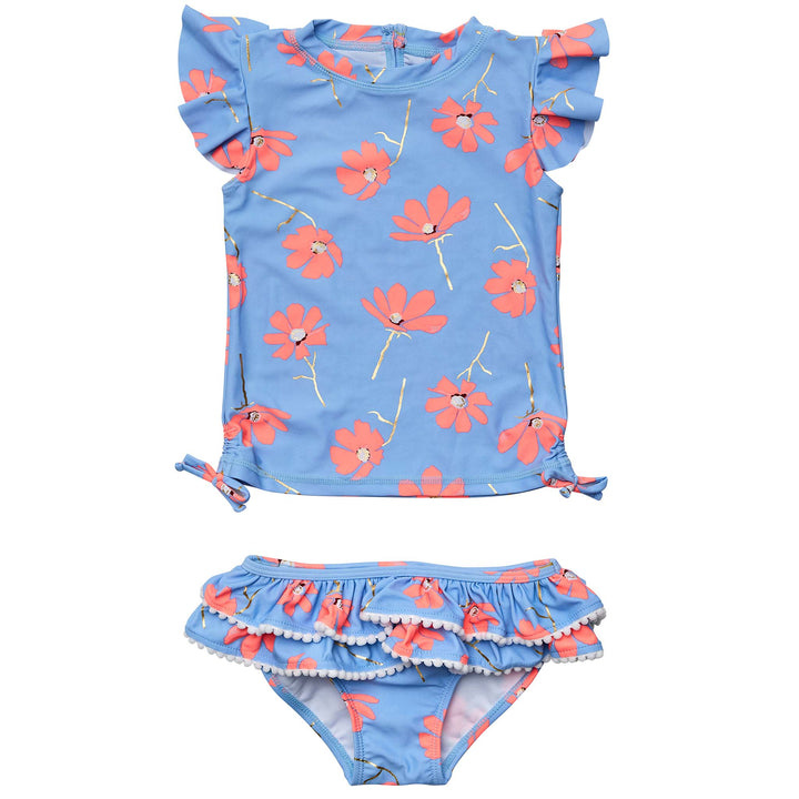 Snapper Rock Beach Bloom Ruffle Shoulder Swimsuit