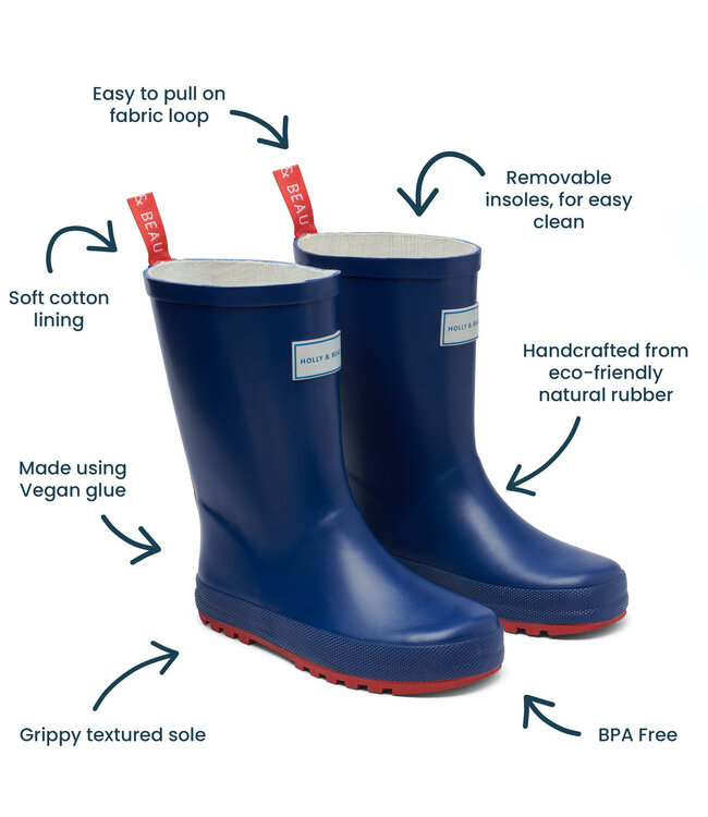 Holly and Beau Rain Boots