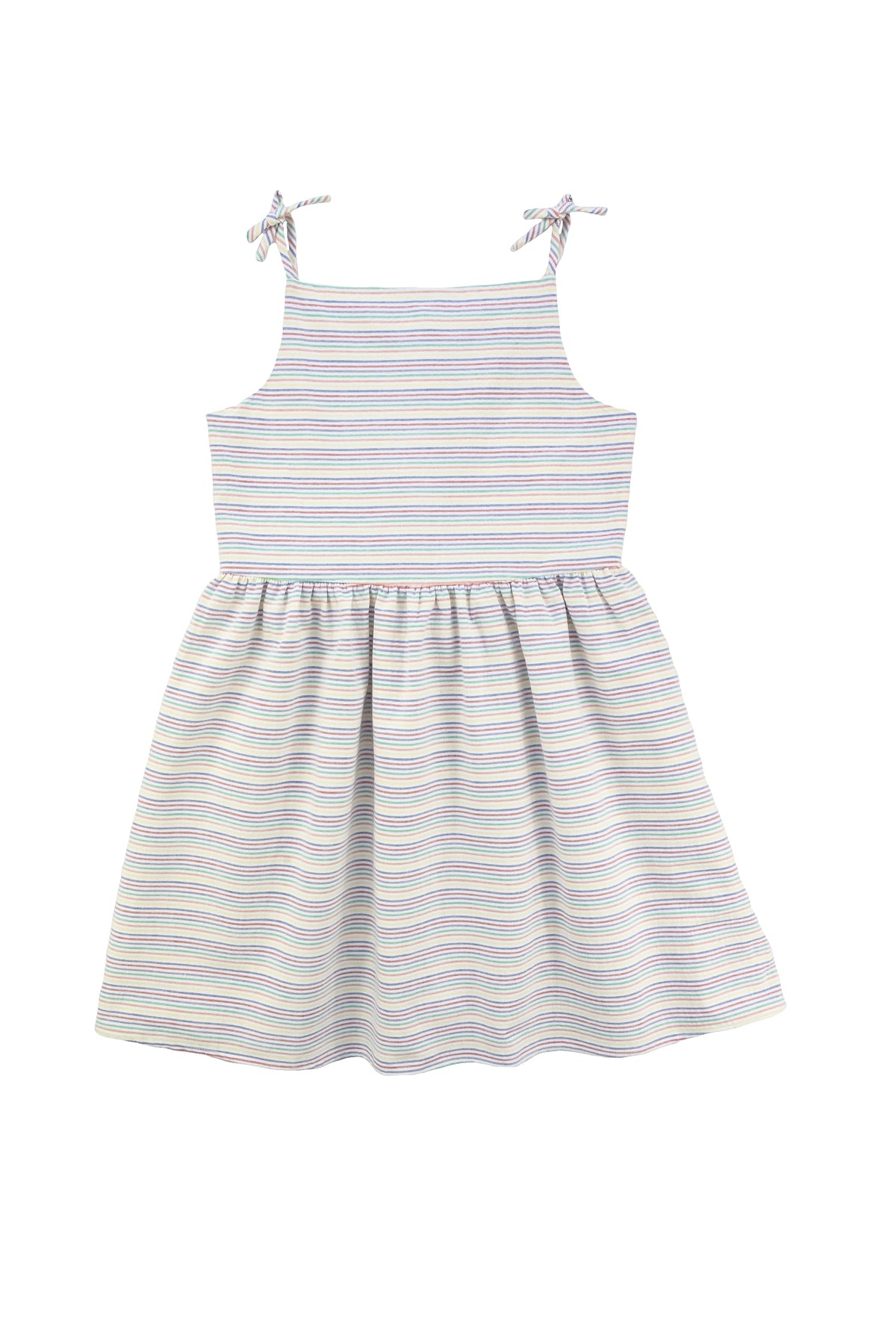Florence Eiseman Seersucker Dress w Shoulder Ties