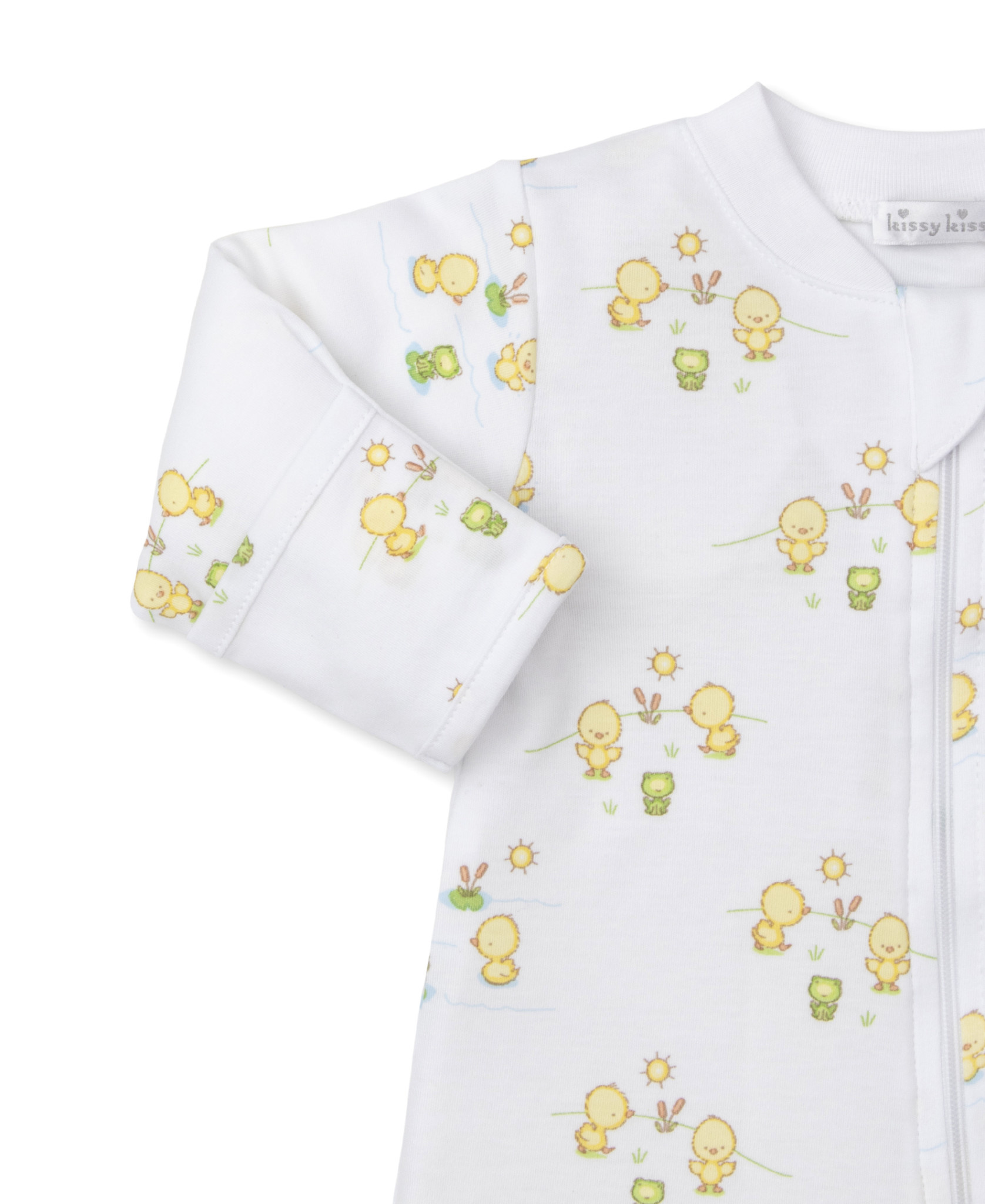 Kissy Kissy Duck Duo Zip Footie Kissy Kissy Duck Duo Zip Footie