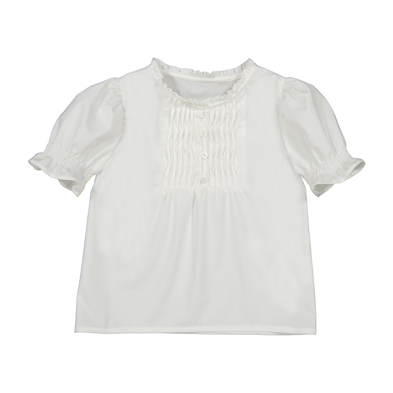 Mayoral Natural Poplin Loose Shirt