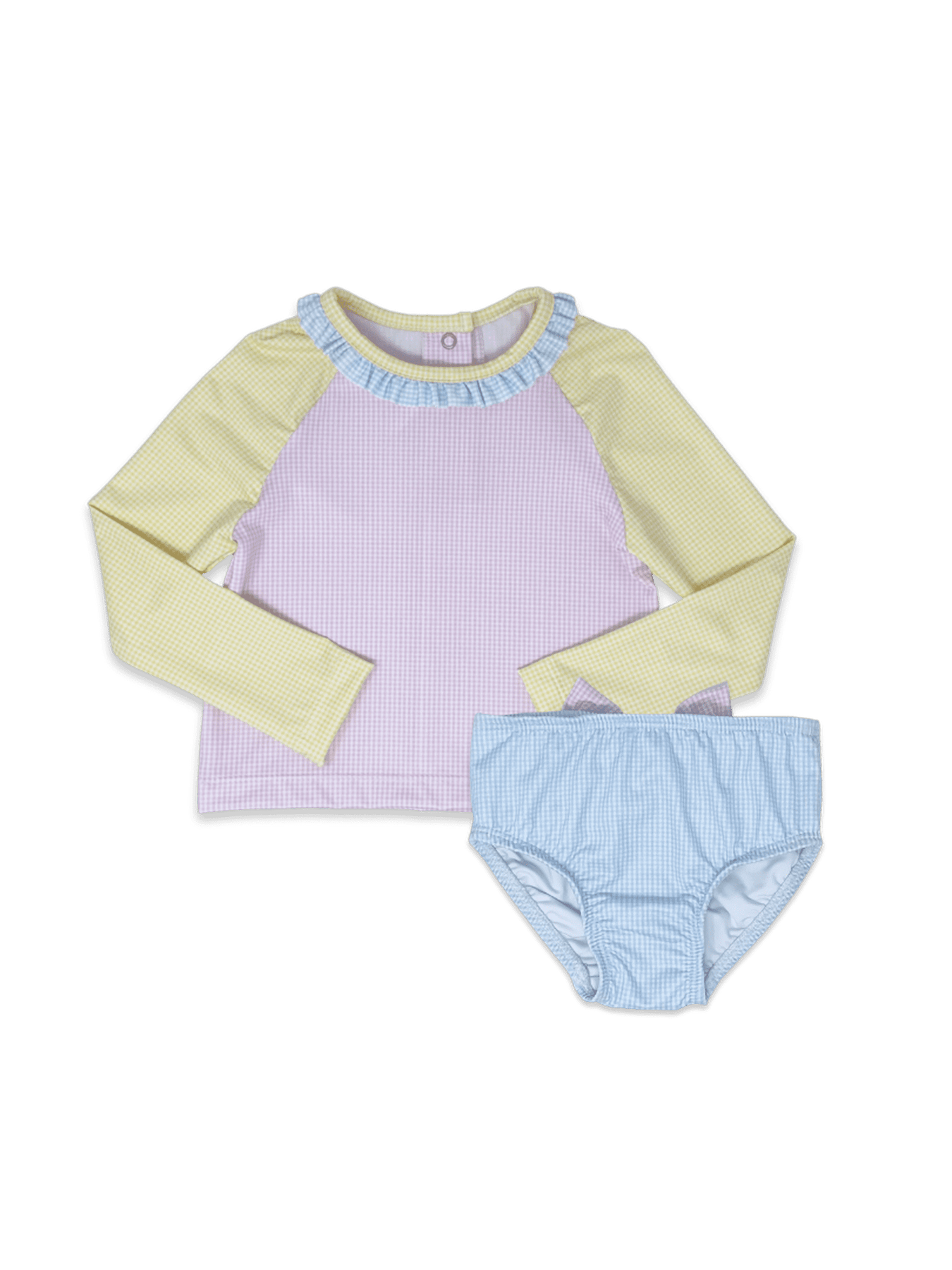 Lullaby Set Color Block Sun & Sand Rash Guard Set