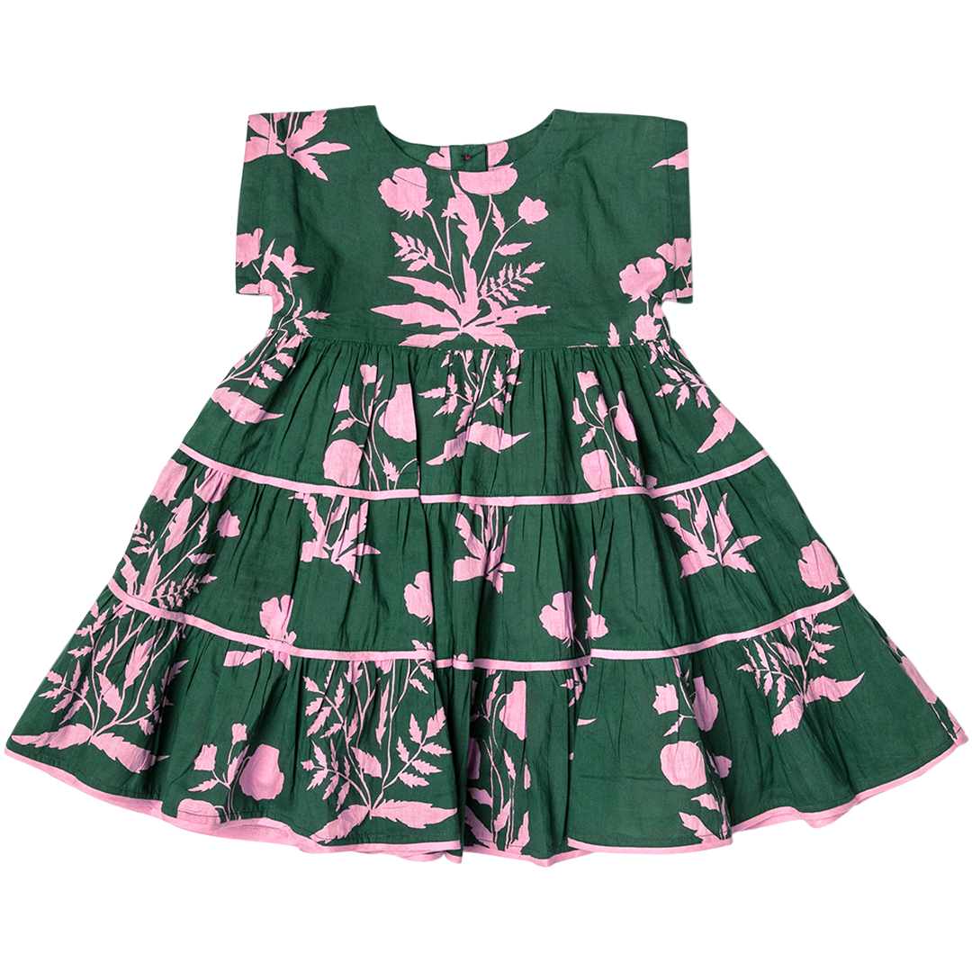 Pink Chicken Hunter Botanical Peachy Dress Pink Chicken Hunter Botanical Peachy Dress