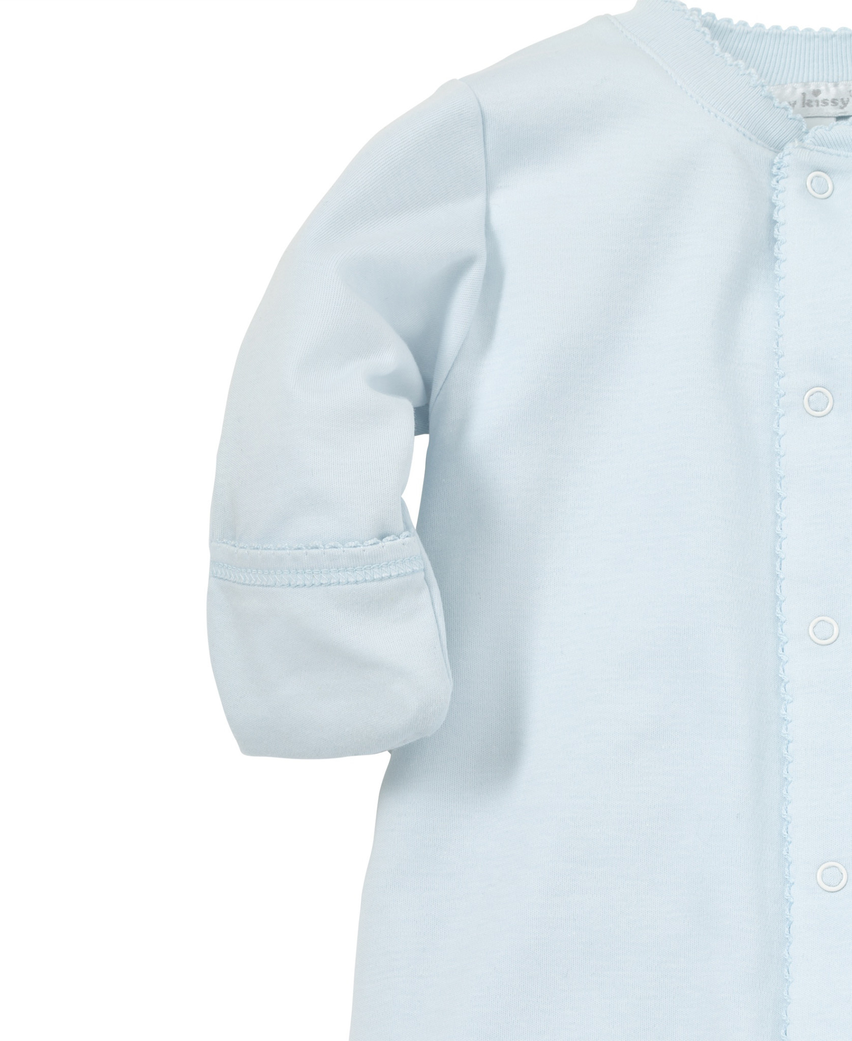 Kissy Kissy Blue Gown with Blue Trim Preemie