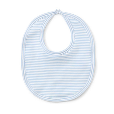 Kissy Kissy Blue Simple Stripes Bib