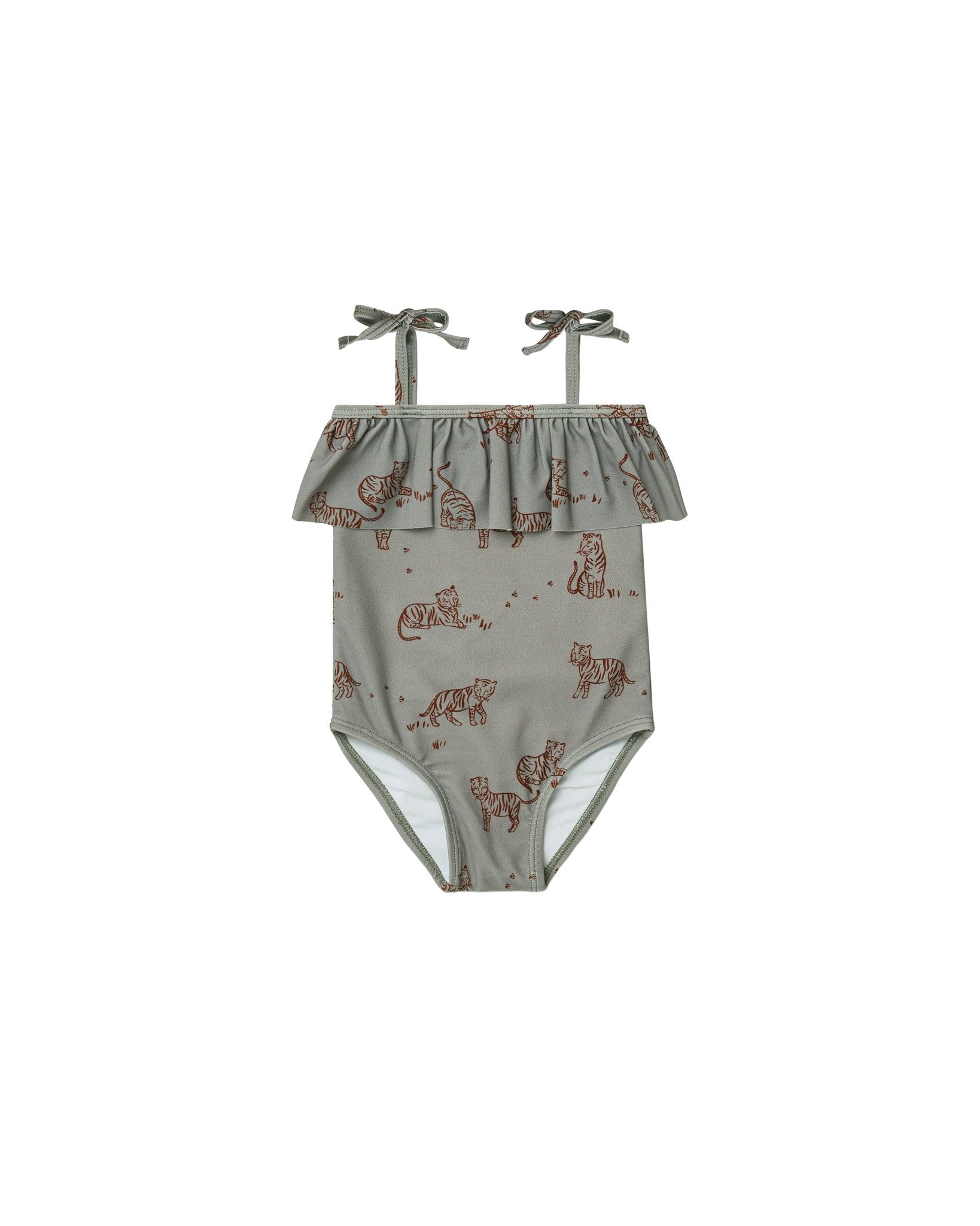 Rylee & Cru Tigers Ruffle One Piece