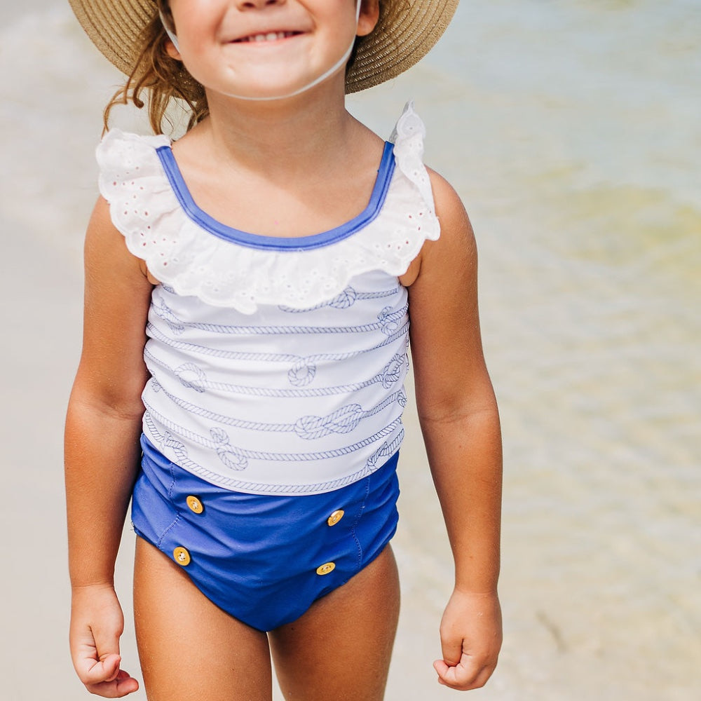 Sugar Bee Clothing Nautical Retro Swimsuit