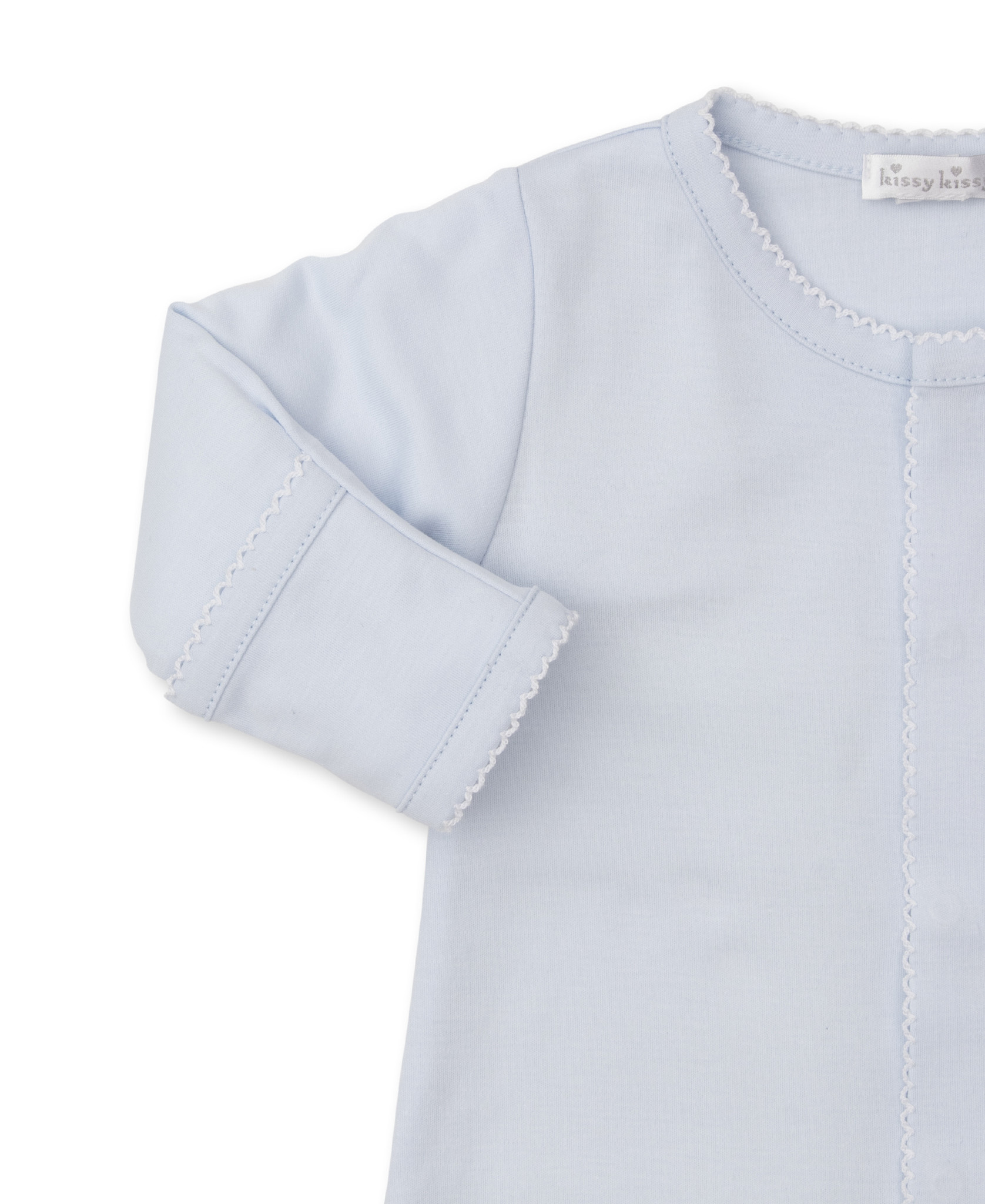 Kissy Kissy Blue Pique Bunny Rabbits Conv Gown