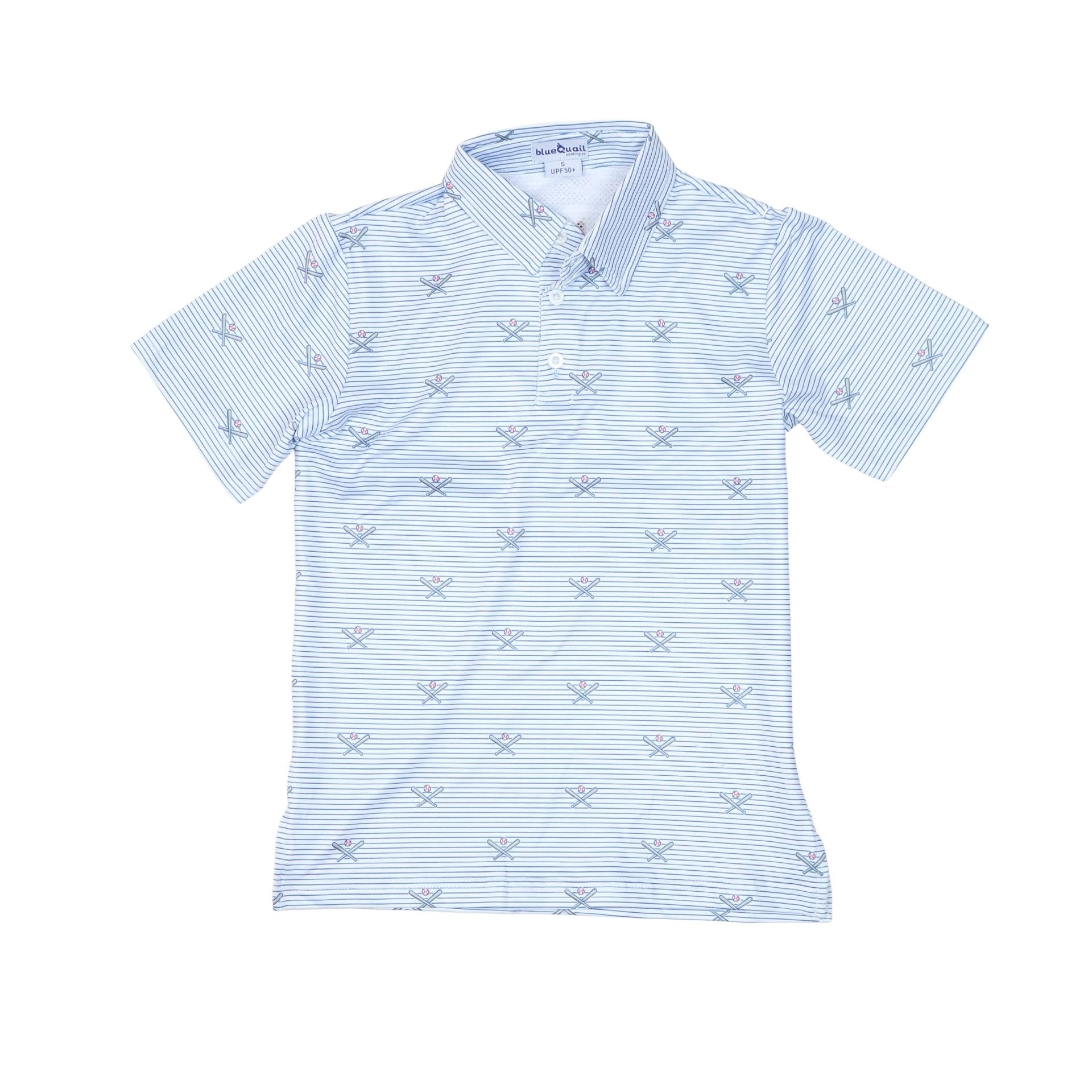 Blue Quail Baseball Performance Polo