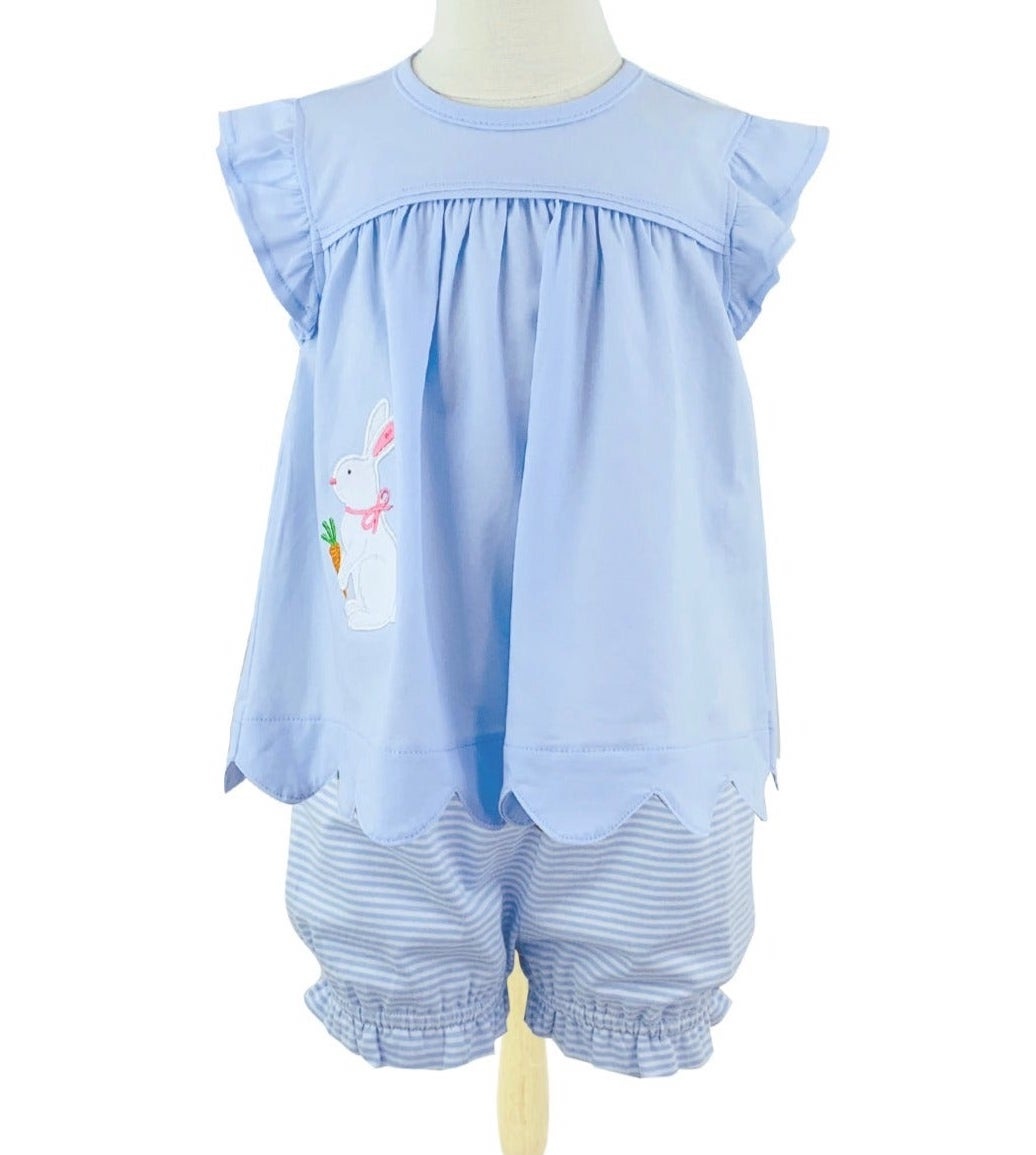 Ishtex Bunny Applique Bloomer Set