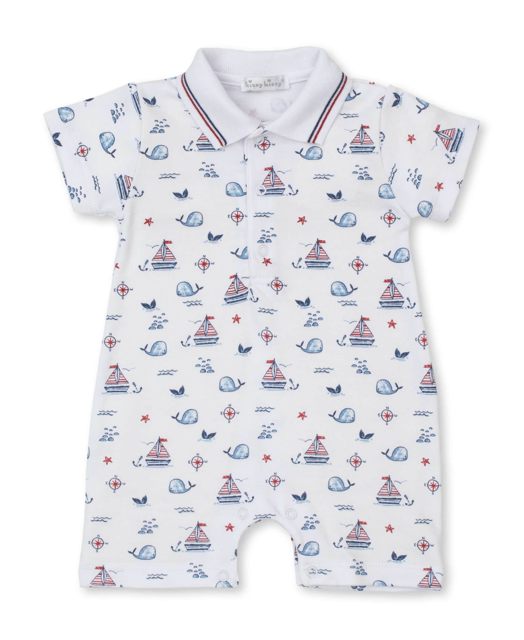 Kissy Kissy Sails n Whales Playsuit