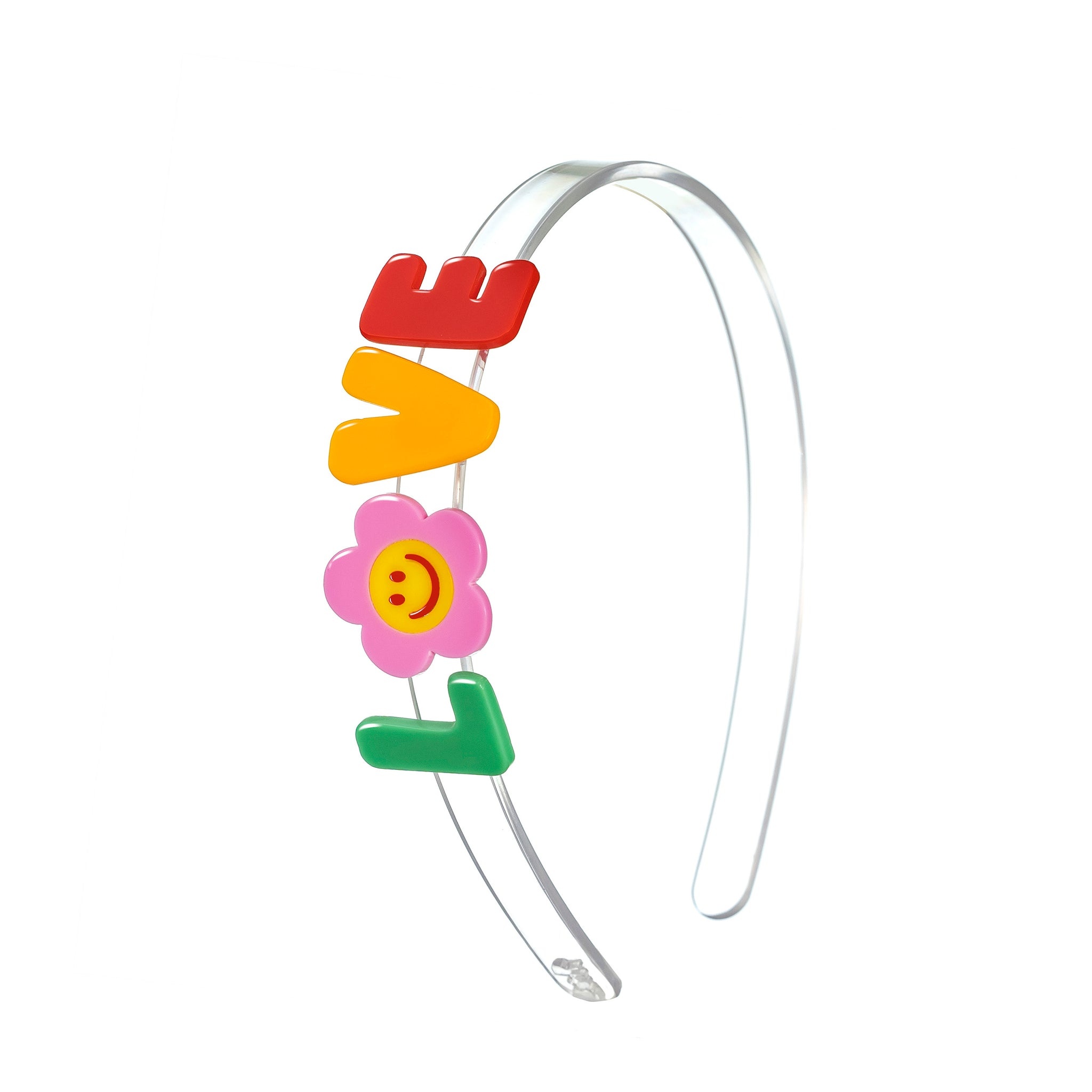 lilies&roses Vibrant Love Word Headband