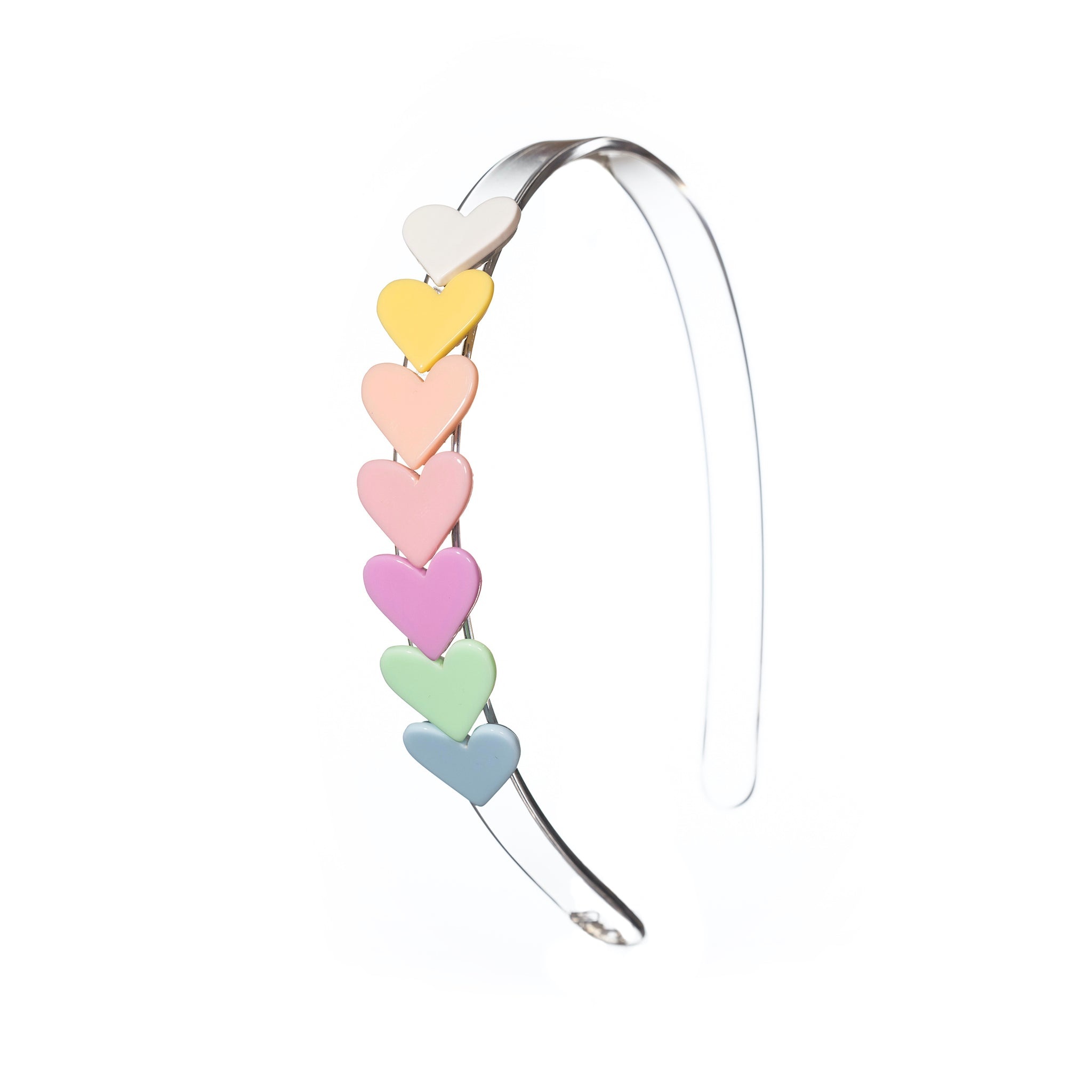 lilies&roses Centipede Pastel Hearts Headband lilies&roses Centipede Pastel Hearts Headband