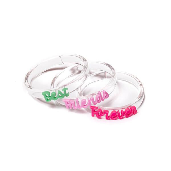 lilies&roses BFF Green/Pink Bangles