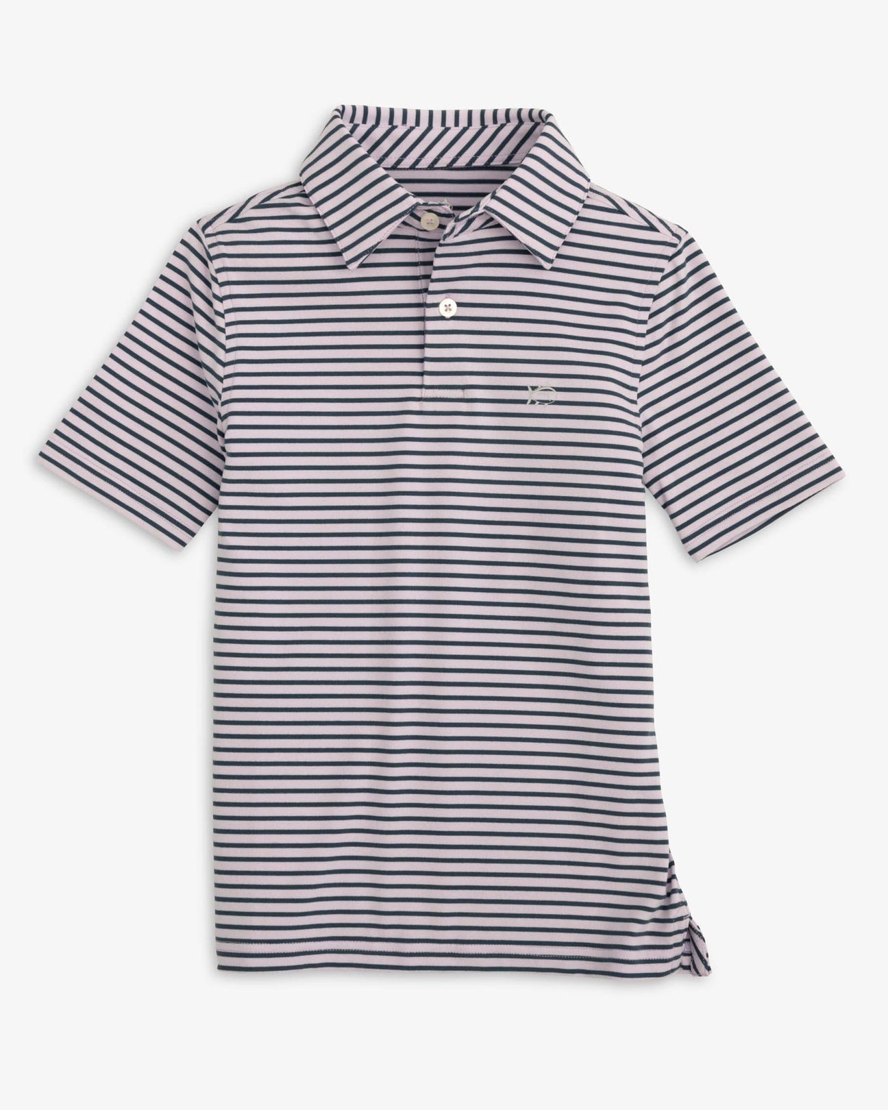 Southern Tide Orchid Stripe Ryder Perf Polo Southern Tide Orchid Stripe Ryder Perf Polo