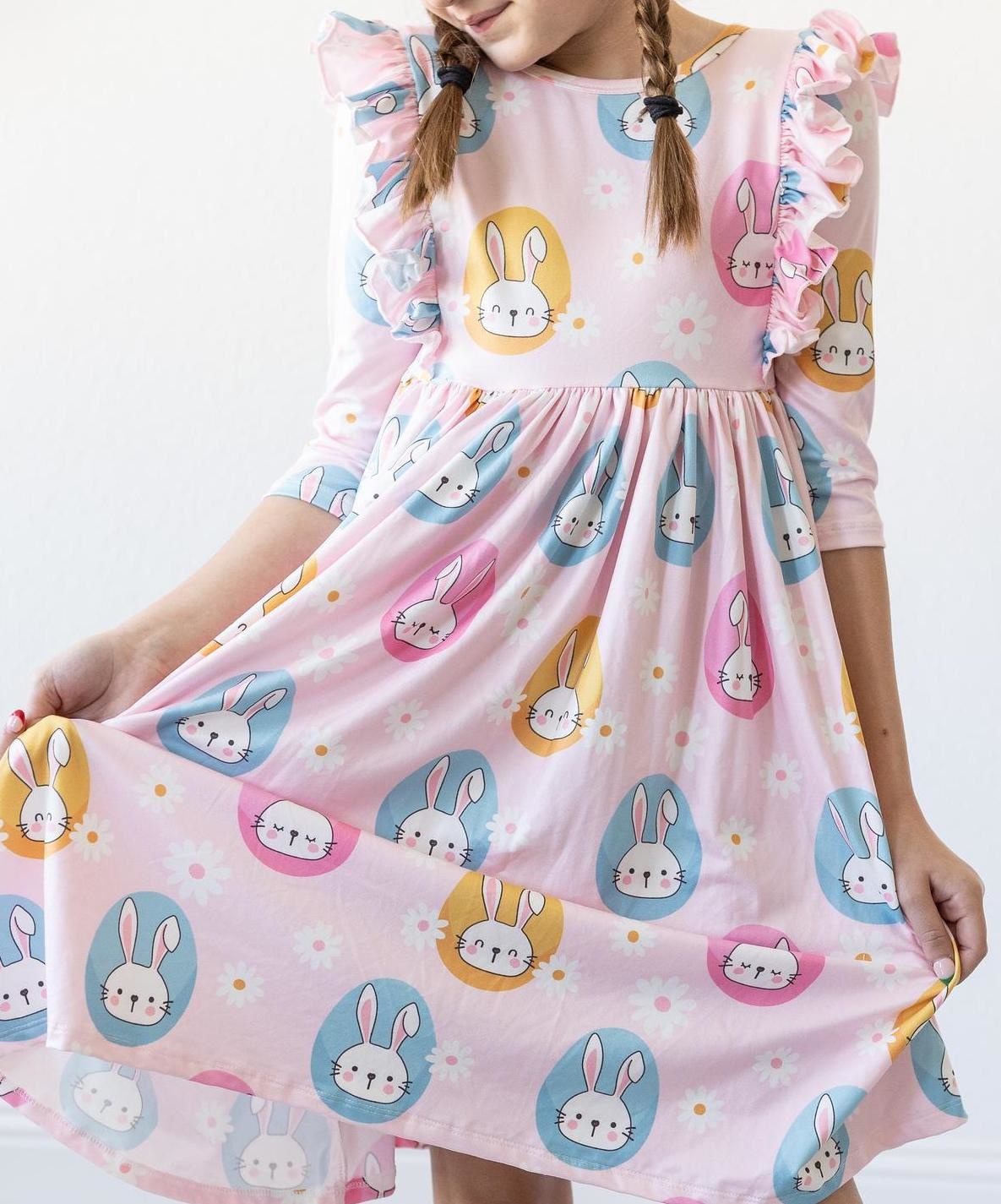Mila & Rose Hop til You Drop Ruffle Twirl Dress