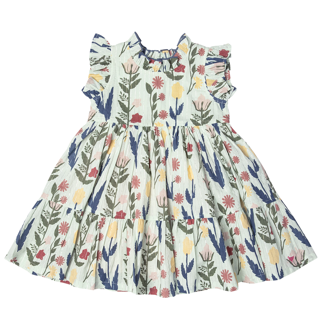 Pink Chicken Paper Floral Jennifer Dress