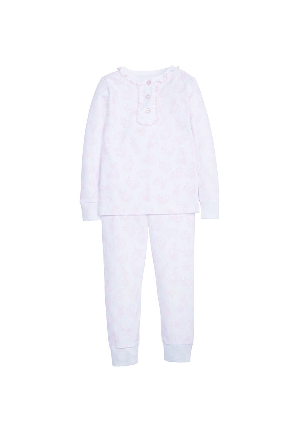 Little English Pink Bunny Jammies