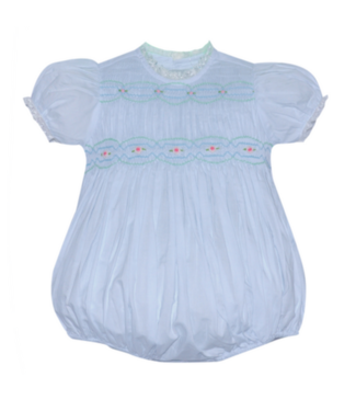 Blue Smocked Phoebe Bubble