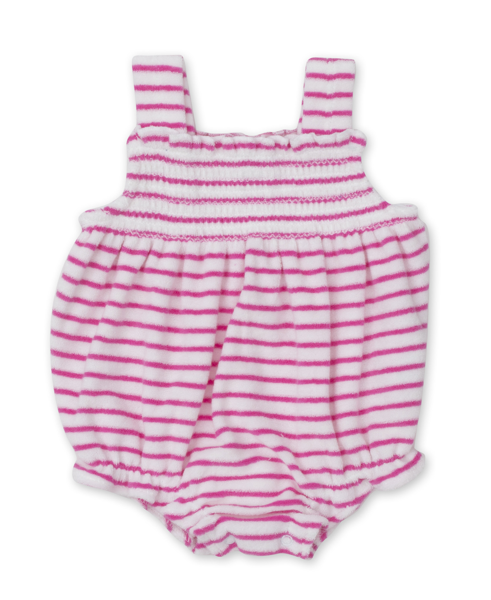 Kissy Kissy Pink Stripe Terry Bubble