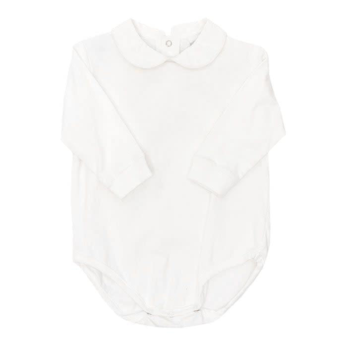 Bailey Boys Boys White Knit Long Sleeve Onesie