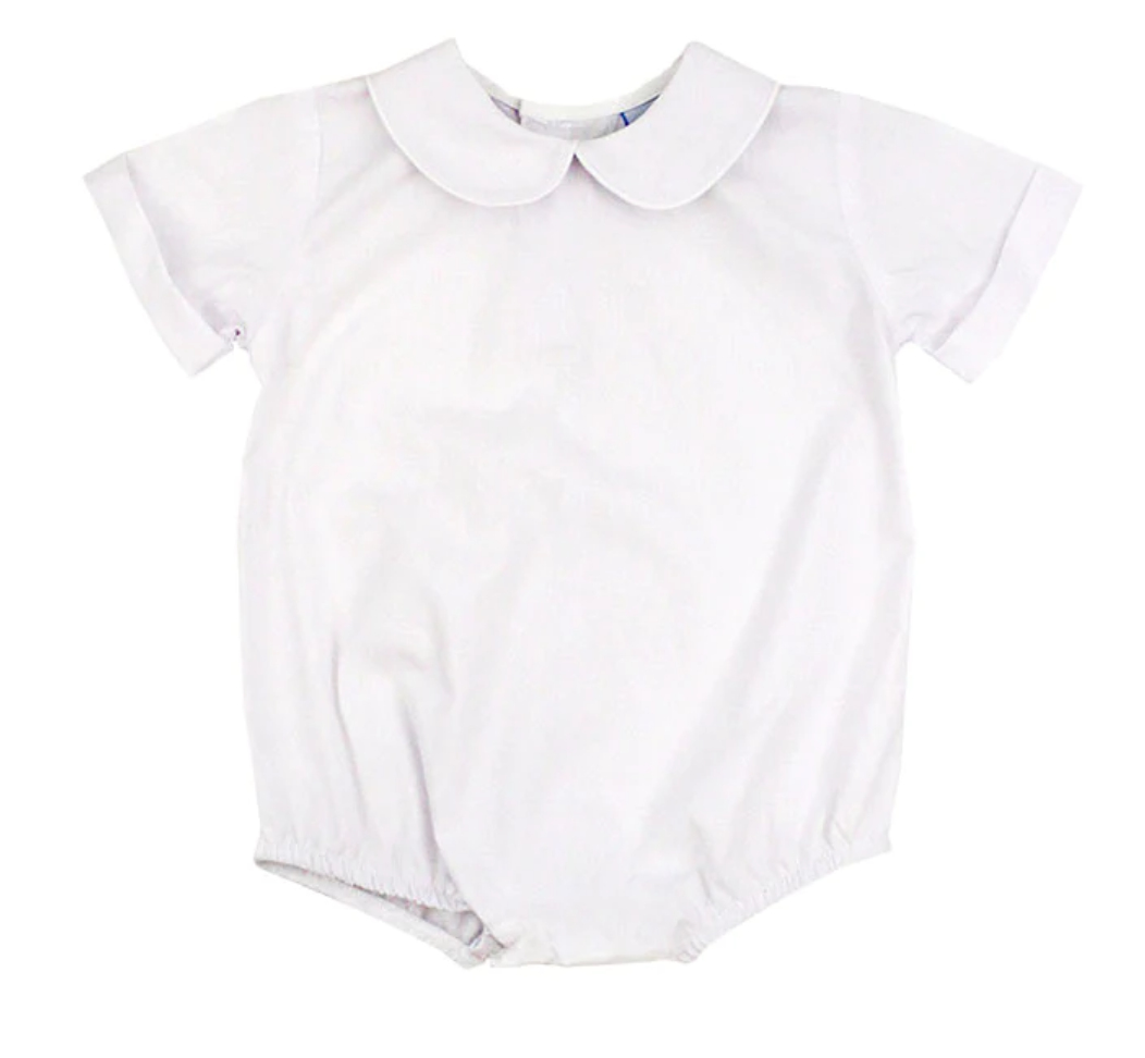 Bailey Boys Boys SS Piped Button Back Onesie