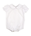Bailey Boys Girls SS Piped Button Back Onesie