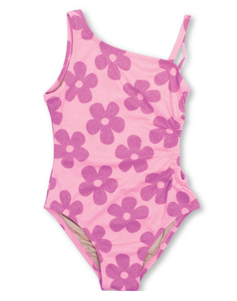 Shade Critters Retro Daisy 1 Shoulder Swimsuit