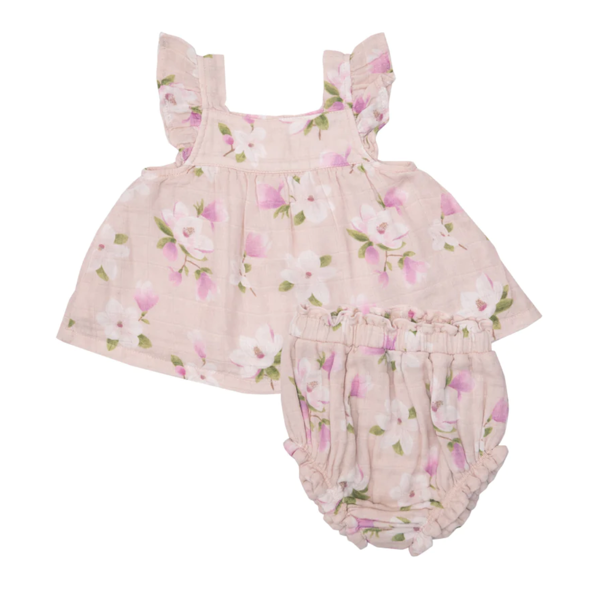 Angel Dear Southern Magnolias Pinafore Set