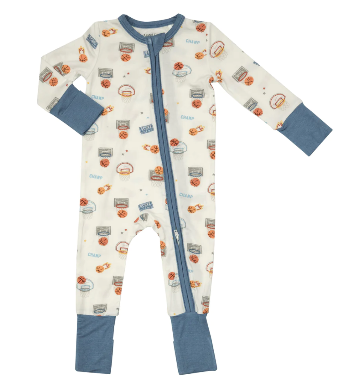 Angel Dear Basketball Zip Romper