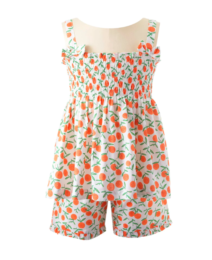 Rachel Riley Tangerine Short Set