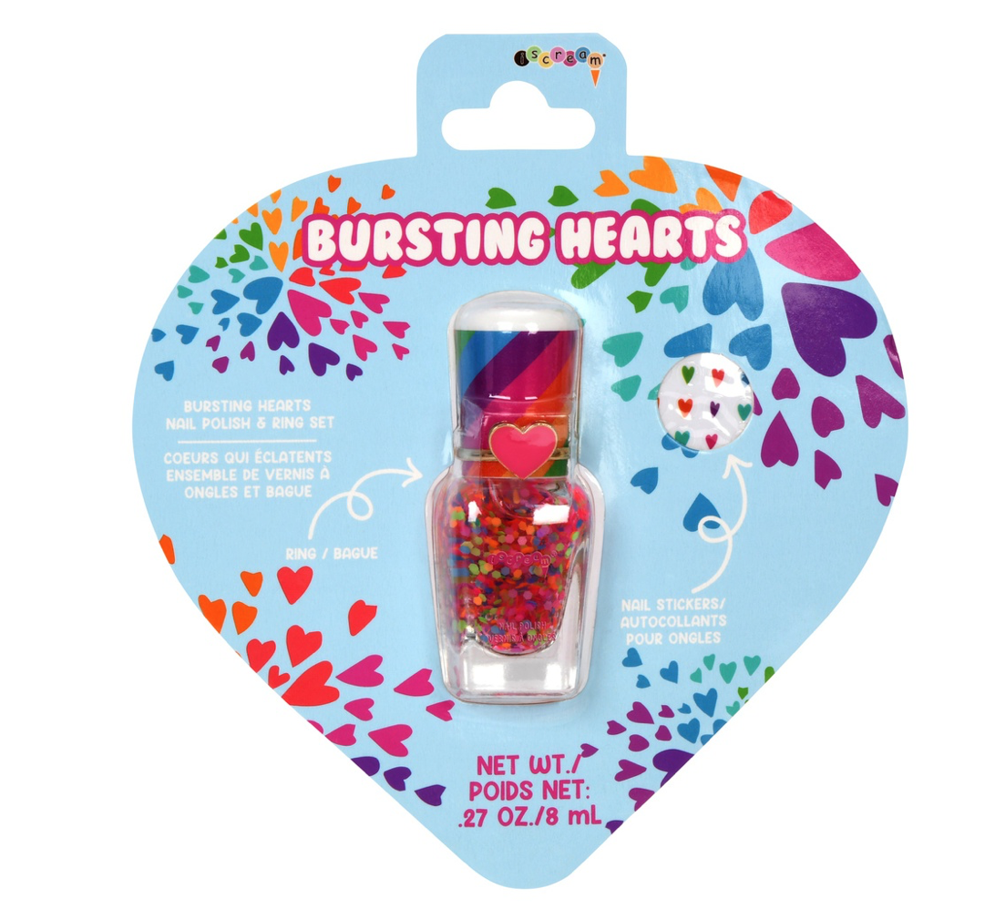 Iscream Bursting Hearts Nail Polish Set