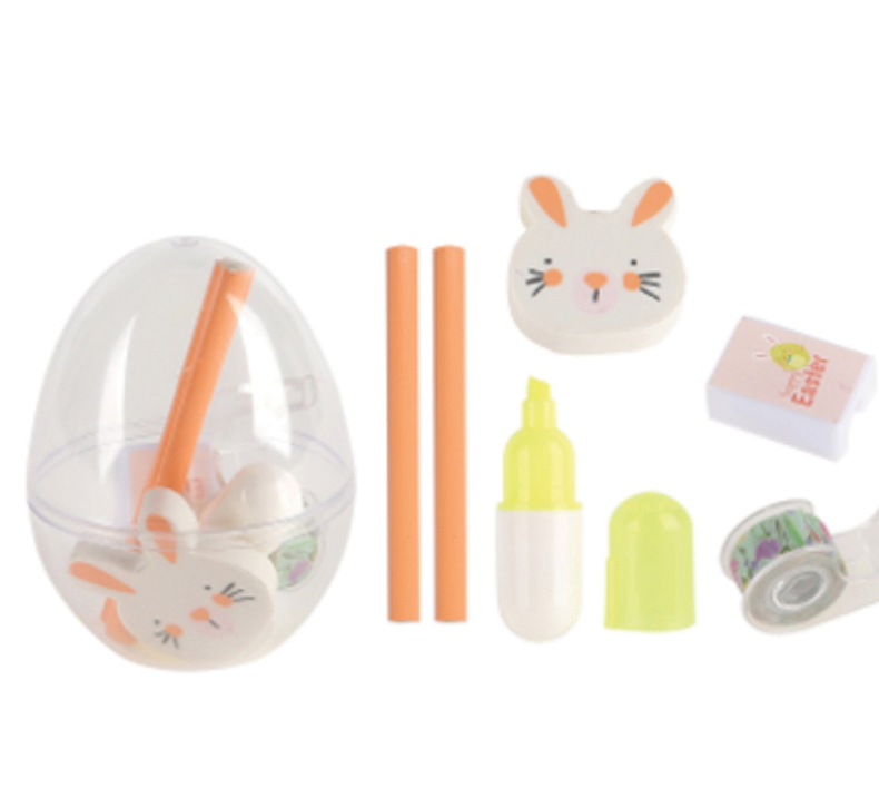 Iscream Bunny Stationery Set in Egg Iscream Bunny Stationery Set in Egg